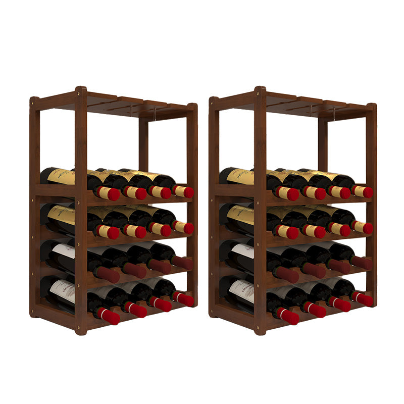 Modern Tabletop Wine Bottle Rack Solid Wood Wine Bottle Rack for Home