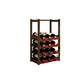 Modern Tabletop Wine Bottle Rack Solid Wood Wine Bottle Rack for Home