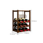 Modern Tabletop Wine Bottle Rack Solid Wood Wine Bottle Rack for Home