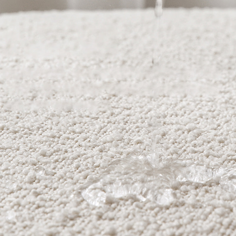 White Fixed Back Lounge Chair Arms Included Barrel Chair for Living Room Clearhalo 'Accent Chairs' 'accent_chairs' 'Chairs & Seating' 'furn' 'furn_accent_chairs' 'Furniture' 'Living Room Furniture' 7444040