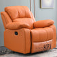 Contemporary Wing Chair Recliner Metal Solid Color Arm Swivel Rocker Indoor Orange Clearhalo 'Chairs & Seating' 'furn' 'furn_recliners' 'Furniture' 'Living Room Furniture' 'Recliners' 7444061