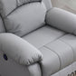 Contemporary Wing Chair Recliner Metal Solid Color Arm Swivel Rocker Indoor Clearhalo 'Chairs & Seating' 'furn' 'furn_recliners' 'Furniture' 'Living Room Furniture' 'Recliners' 7444070