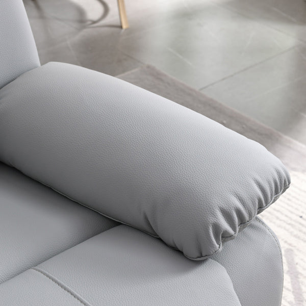 Contemporary Wing Chair Recliner Metal Solid Color Arm Swivel Rocker Indoor Clearhalo 'Chairs & Seating' 'furn' 'furn_recliners' 'Furniture' 'Living Room Furniture' 'Recliners' 7444071