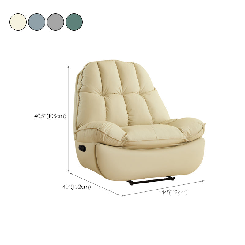 Tradizionale rociere girevole reclinabile in metallo standard in metallo