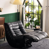 Ricevitore di alette contemporanee reclinabile a pezzi di colore solido per interni