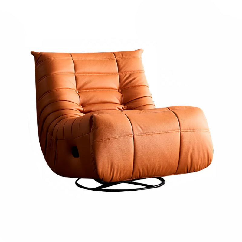 Ricevitore di alette contemporanee reclinabile a pezzi di colore solido per interni