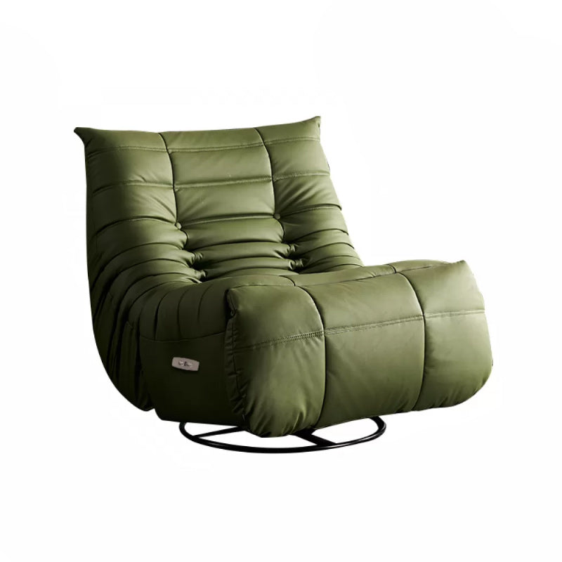 Ricevitore di alette contemporanee reclinabile a pezzi di colore solido per interni