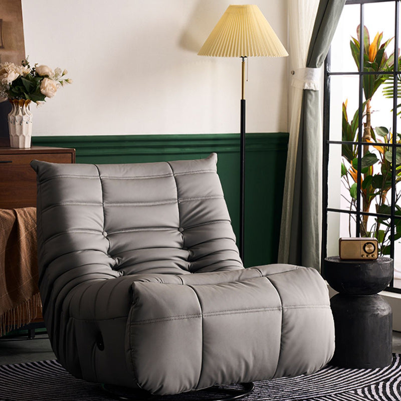 Ricevitore di alette contemporanee reclinabile a pezzi di colore solido per interni