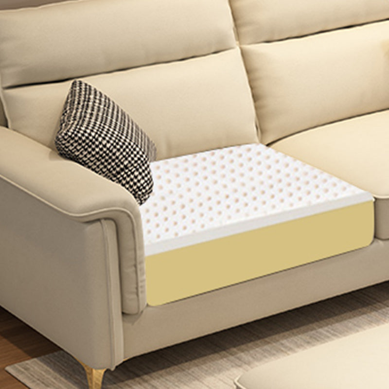 Glam Faux Leather Sectionals Pillow Top Top Brass Sectional Sapa pour le salon