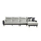 Faux Leather Modern Sectional Sofa, Pillow Top Arm Sectional couch