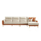 Faux Leather Modern Sectional Sofa, Pillow Top Arm Sectional couch