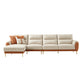 Faux Leather Modern Sectional Sofa, Pillow Top Arm Sectional couch
