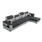 110 "Kussen Top Arm Sectionals eigentijdse gestoffeerde sectionele bankset