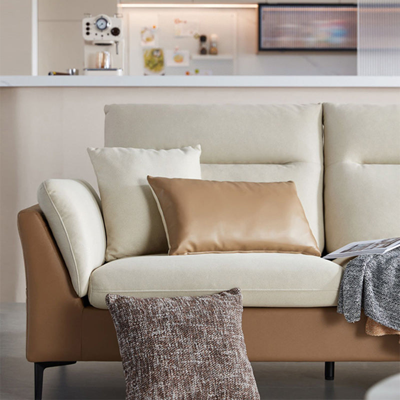 35.4 "W eigentijdse sectionals faux lederen sectionele bankset