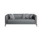 Tuxedo Arm Sofa 25.98" High Faux Leather Sofa Stain Resistant