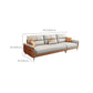 Pillow Top Arm Sofa 35.43" High Faux Leather Sofa for Living Room Clearhalo 'furn' 'furn_sofas' 'Furniture' 'Living Room Furniture' 'Sofa' 'sofas' 7445317