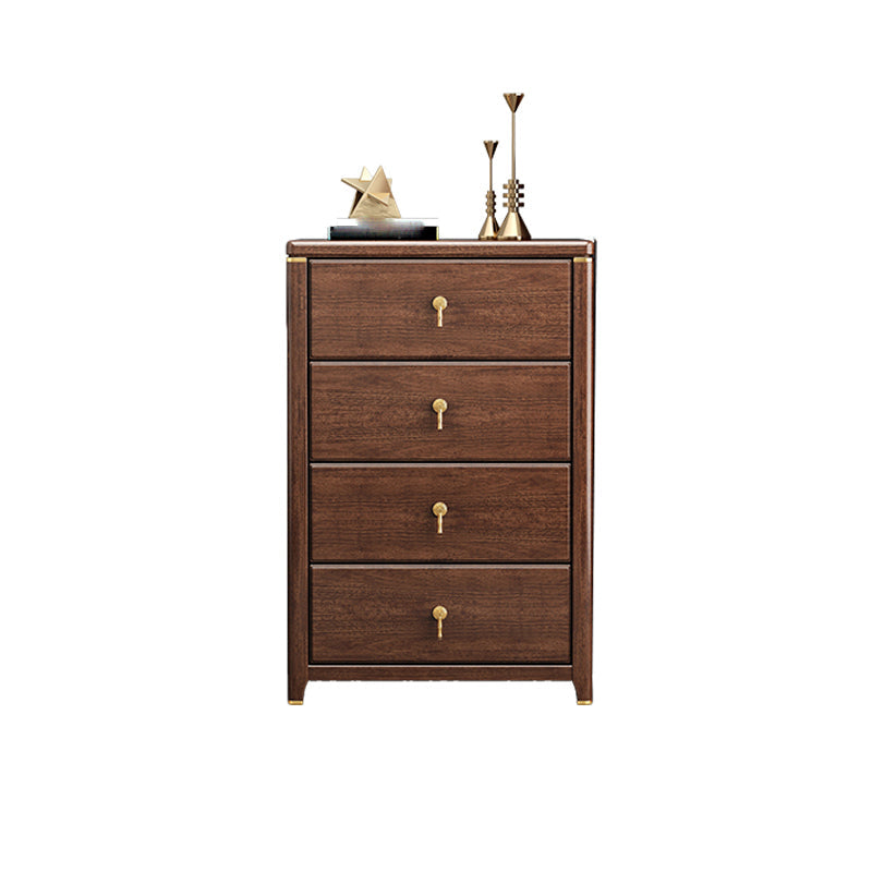 Standard Side Cabinet Solid Wood Mid-Century Modern Storage Cabinet with Drawers