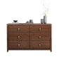 Standard Side Cabinet Solid Wood Mid-Century Modern Storage Cabinet with Drawers