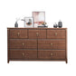 Standard Side Cabinet Solid Wood Mid-Century Modern Storage Cabinet with Drawers