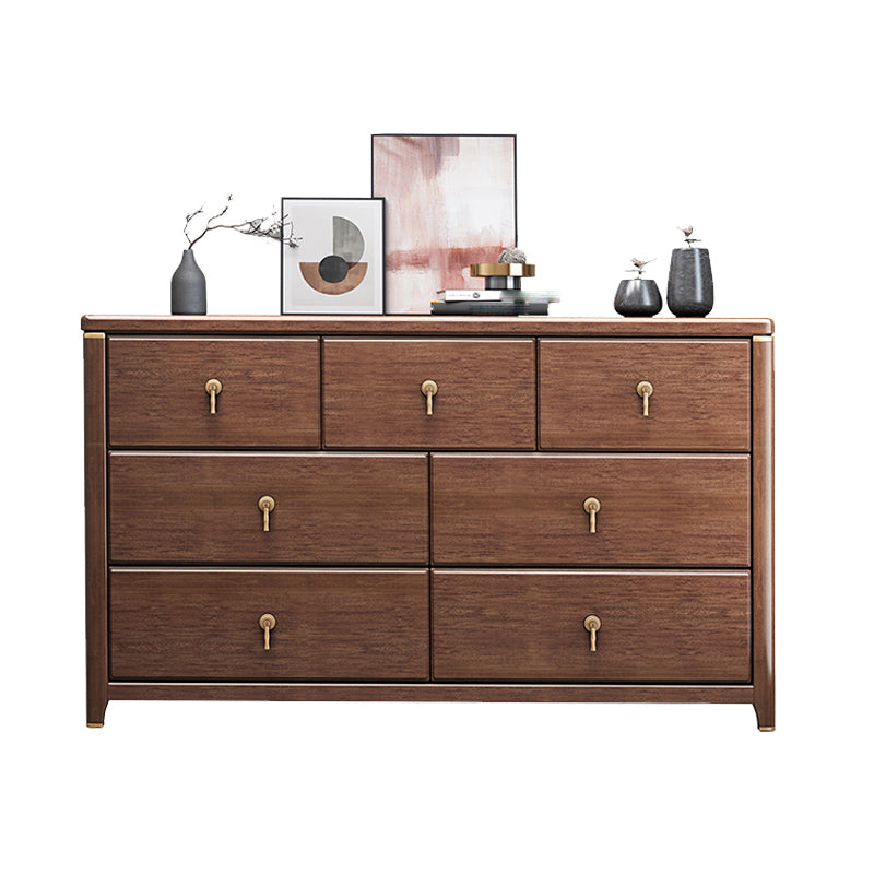 Armoire latérale standard en bois massif du milieu du siècle armoire de rangement moderne avec tiroirs