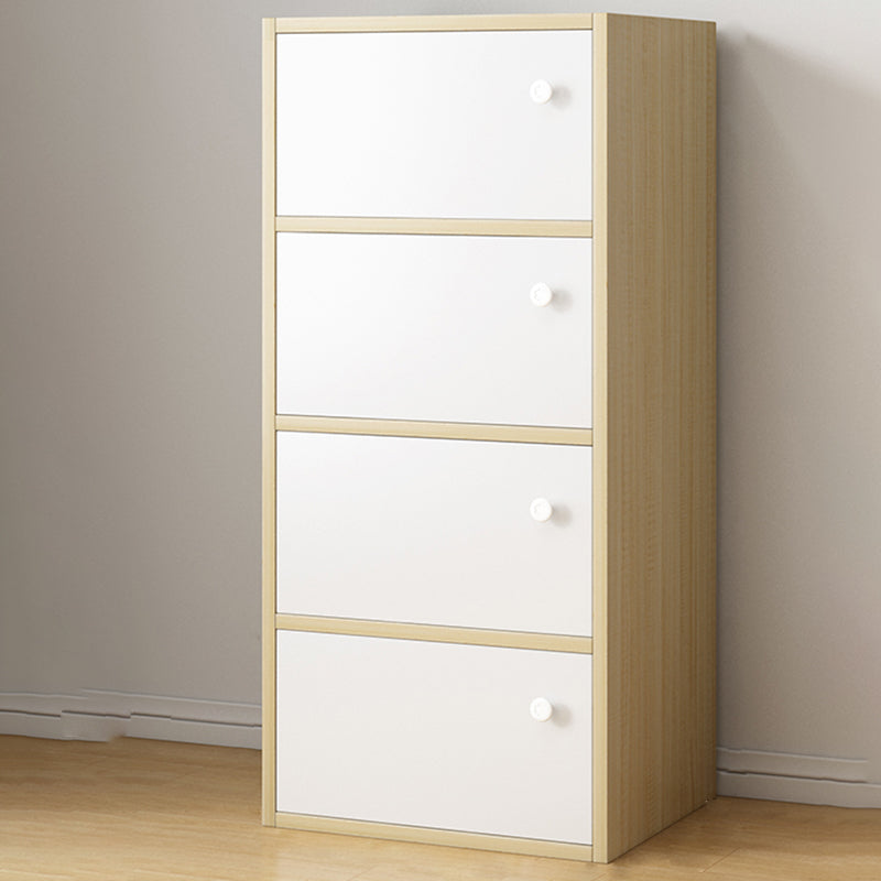 Modern Accent Cabinet Scratch Resistant Wood Cabinet with Doors