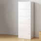 Modern Accent Cabinet Scratch Resistant Wood Cabinet with Doors