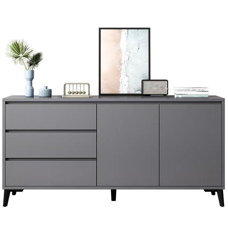 Stain Resistant Storage Cabinet Wood Side Cabinet with Drawer Clearhalo 'Cabinets & Chests' 'cabinets_chests' 'furn' 'furn_cabinets_chests' 'Furniture' 'Living Room Furniture' 7445739