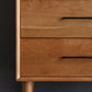 Contemporary Natural Cabinet Solid Wood 4 - Drawer Accent Cabinet Clearhalo 'Cabinets & Chests' 'cabinets_chests' 'furn' 'furn_cabinets_chests' 'Furniture' 'Living Room Furniture' 7445830