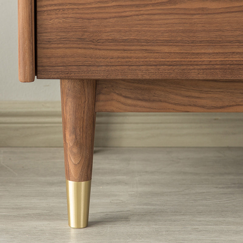 Solid Wood Accent Cabinet Modern Glass Paned Cabinet with Doors Clearhalo 'Cabinets & Chests' 'cabinets_chests' 'furn' 'furn_cabinets_chests' 'Furniture' 'Living Room Furniture' 7445855