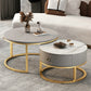 Slate Top Coffee Cocktail Table Frame Coffee or End Table with Drawe Clearhalo 'Coffee & Accent Tables' 'Coffee Tables' 'coffee_tables' 'furn' 'furn_coffee_tables' 'Furniture' 'Living Room Furniture' 7445862