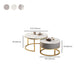 Slate Top Coffee Cocktail Table Frame Coffee or End Table with Drawe Clearhalo 'Coffee & Accent Tables' 'Coffee Tables' 'coffee_tables' 'furn' 'furn_coffee_tables' 'Furniture' 'Living Room Furniture' 7445872