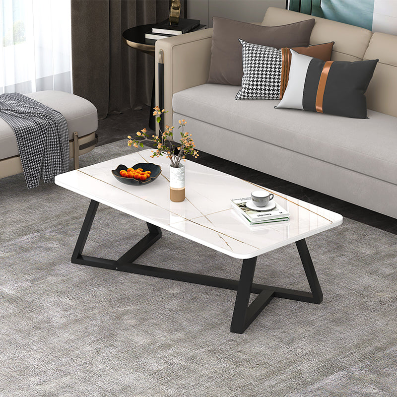 Glass Top Coffee Cocktail Table Frame Rectangle Coffee or End Table