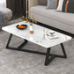 Glass Top Coffee Cocktail Table Frame Rectangle Coffee or End Table