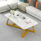 Glass Top Coffee Cocktail Table Frame Rectangle Coffee or End Table