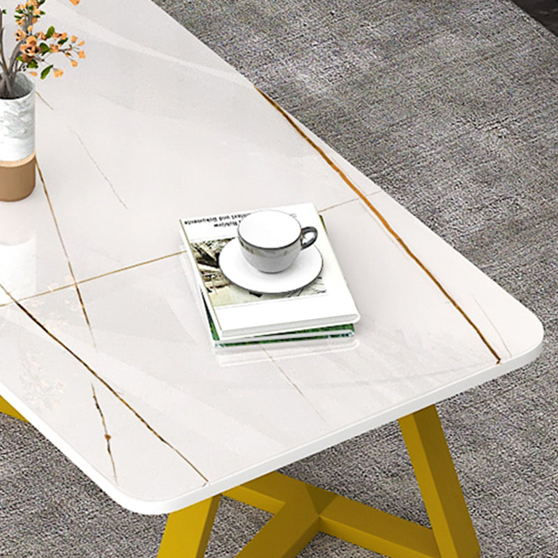 Glass Top Coffee Cocktail Table Frame Rectangle Coffee or End Table