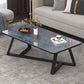 Glass Top Coffee Cocktail Table Frame Rectangle Coffee or End Table