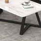 Glass Top Coffee Cocktail Table Frame Rectangle Coffee or End Table