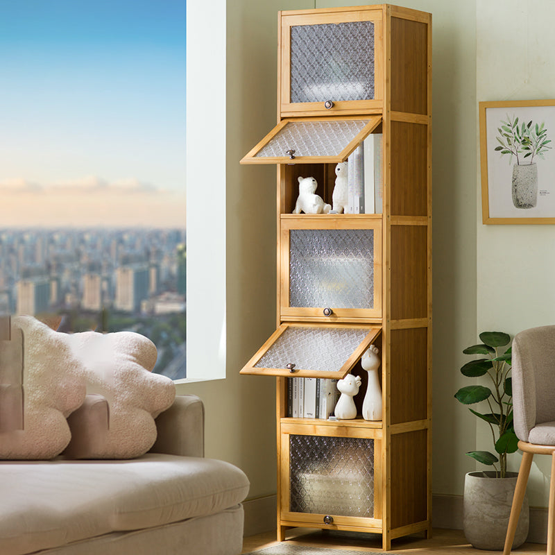 Glass Door Cabinet Scratch Resistant Accent Cabinet with Doors Clearhalo 'Cabinets & Chests' 'cabinets_chests' 'furn' 'furn_cabinets_chests' 'Furniture' 'Living Room Furniture' 7445921