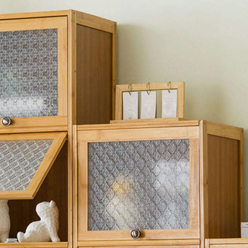 Glass Door Cabinet Scratch Resistant Accent Cabinet with Doors Clearhalo 'Cabinets & Chests' 'cabinets_chests' 'furn' 'furn_cabinets_chests' 'Furniture' 'Living Room Furniture' 7445934