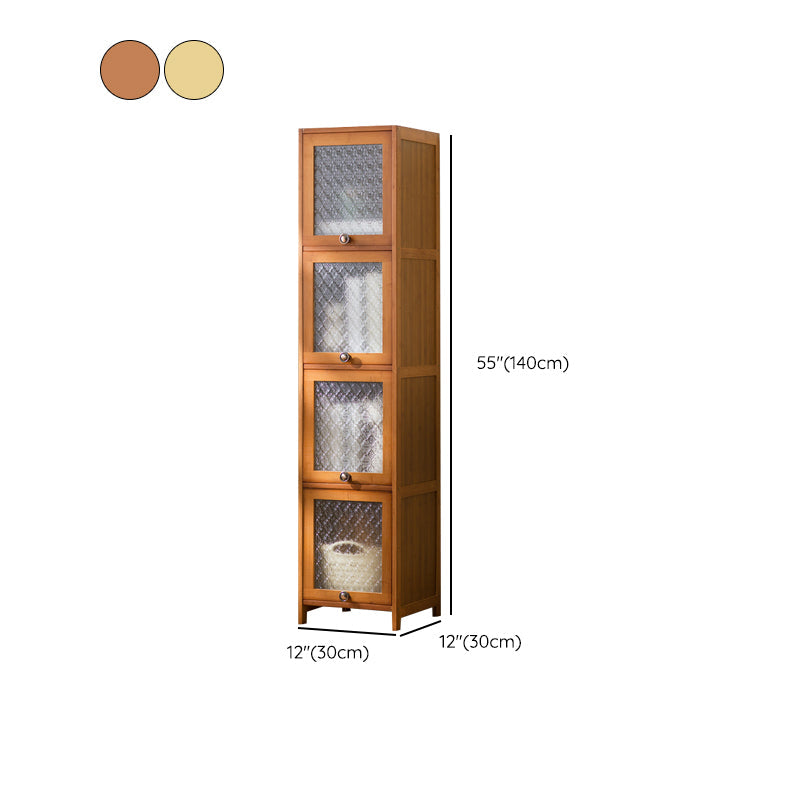 Glass Door Cabinet Scratch Resistant Accent Cabinet with Doors Clearhalo 'Cabinets & Chests' 'cabinets_chests' 'furn' 'furn_cabinets_chests' 'Furniture' 'Living Room Furniture' 7445945