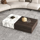 31" Wide Contemporary Cocktail Table Stone Coffee Cocktail Table Clearhalo 'Coffee & Accent Tables' 'Coffee Tables' 'coffee_tables' 'furn' 'furn_coffee_tables' 'Furniture' 'Living Room Furniture' 7445949