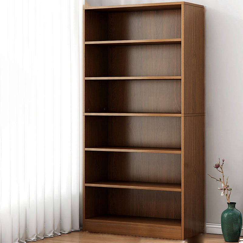 Modern Side Cabinet Standard Wood Storage Cabinet with Shelves 31.5"L x 9.4"W x 70.9"H Brown Clearhalo 'Cabinets & Chests' 'cabinets_chests' 'furn' 'furn_cabinets_chests' 'Furniture' 'Living Room Furniture' 7445996