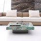 11"H Contemporary Cocktail Table Stone Square Coffee Cocktail Table Clearhalo 'Coffee & Accent Tables' 'Coffee Tables' 'coffee_tables' 'furn' 'furn_coffee_tables' 'Furniture' 'Living Room Furniture' 7446008