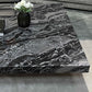 11"H Contemporary Cocktail Table Stone Square Coffee Cocktail Table Clearhalo 'Coffee & Accent Tables' 'Coffee Tables' 'coffee_tables' 'furn' 'furn_coffee_tables' 'Furniture' 'Living Room Furniture' 7446016