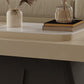 27" Wide Glam Cocktail Table Pedestal Rectangle Coffee Table