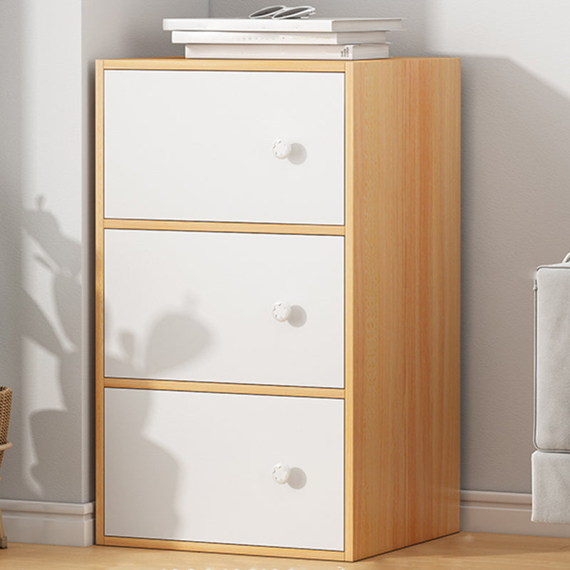 Modern Accent Cabinet Standard No Distressing Wood Cabinet with Doors 15.7"L x 11.8"W x 30.3"H Natural Clearhalo 'Cabinets & Chests' 'cabinets_chests' 'furn' 'furn_cabinets_chests' 'Furniture' 'Living Room Furniture' 7446038