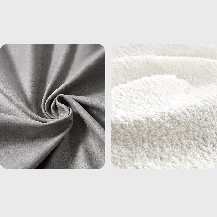 Contemporary Solid Color Velvet Sofa 33.46" Wide Square Arm Sofa