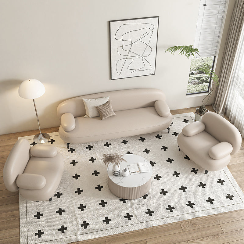 Contemporary Solid Color Sofa 31.49" Wide Pillow Top Arm Sofa Clearhalo 'furn' 'furn_sofas' 'Furniture' 'Living Room Furniture' 'Sofa' 'sofas' 7446111