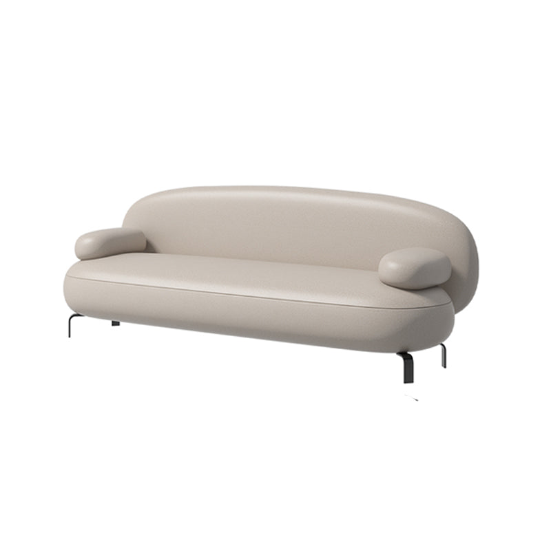 Contemporary Solid Color Sofa 31.49" Wide Pillow Top Arm Sofa 83"L x 31.5"W x 28"H Tech Cloth Clearhalo 'furn' 'furn_sofas' 'Furniture' 'Living Room Furniture' 'Sofa' 'sofas' 7446114