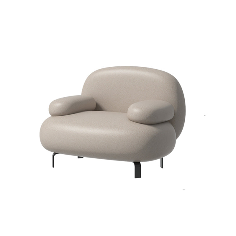 Contemporary Solid Color Sofa 31.49" Wide Pillow Top Arm Sofa 43"L x 31"W x 28"H Tech Cloth Clearhalo 'furn' 'furn_sofas' 'Furniture' 'Living Room Furniture' 'Sofa' 'sofas' 7446119